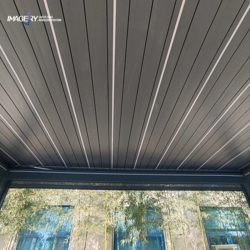 Aluminum Louvered Motorized Pergola high quality